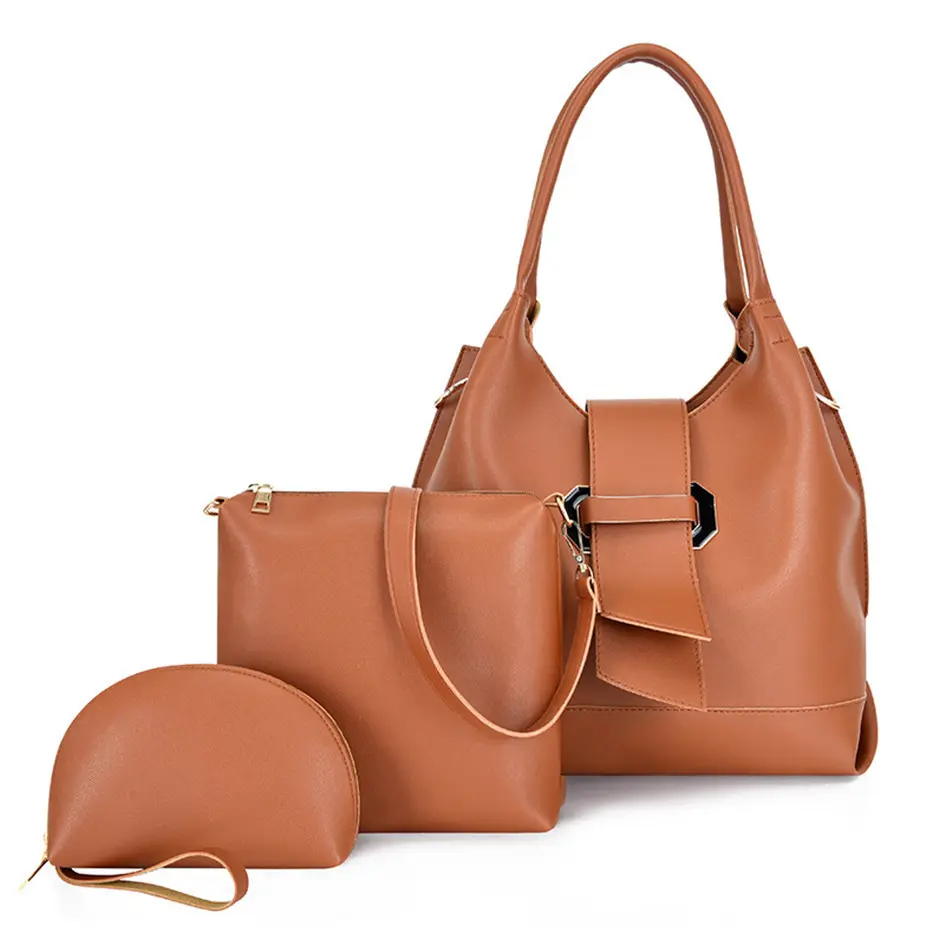 شعار مخصص محفظة حقيبة حمل حقيبة أعلى مقبض محفظة حقيبة 3 حقائب يد نسائية الموضة