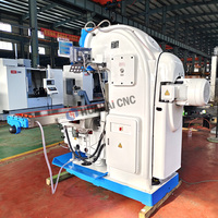 Fraiseuse verticale universelle HUAHAI CNC X5040, capacité moyenne, haute précision, table de travail 1700x400mm, cône de broche ISO50