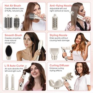 <span class=keywords><strong>Brosse</strong></span> <span class=keywords><strong>à</strong></span> air chaud 8 en 1 haute vitesse Sèche-cheveux Styler pour la maison <span class=keywords><strong>ou</strong></span> le salon <span class=keywords><strong>Fer</strong></span> <span class=keywords><strong>à</strong></span> <span class=keywords><strong>lisser</strong></span> <span class=keywords><strong>Fer</strong></span> <span class=keywords><strong>à</strong></span> friser Multi Hair Styler - Product Image 5