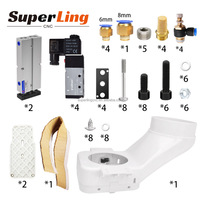 Collecteur de poussière unique avec collecteur de poussière de soufflage Kit complet Collecteur Cnc Extraction Rabot sans poussière Type de capot Broche