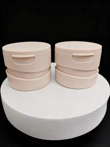 Pot rond en PP de 200g grande capacité avec couvercle à vis et cuillère pour masques nettoyants, pommades capillaires et crèmes - Vente en gros - Product Image 6