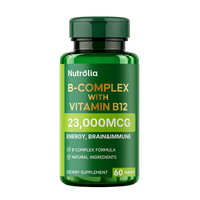 Fabrication sous contrat OEM ODM, Vitamine B complexe personnalisée en gros, Comprimés de Vitamine B complexe