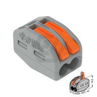 Livraison rapide du connecteur d'épissure original WAGOs 222-412 avec leviers, série 222, levier