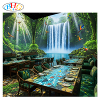 Projecteur interactif créatif Technologie de projection interactive immersive avec effets de projection 3D pour les restaurants