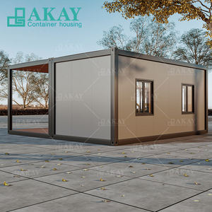 Abri d'urgence Maison mobile Installation rapide Maison conteneur pliable Bâtiment temporaire en acier Maison préfabriquée de luxe Villa - Product Image 1