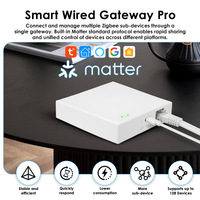 2026 Tuya Matter Gateway Hub Bridge Thread ZigBee Hub Central de contrôle d'automatisation domestique intelligent Compatible avec Smartlife