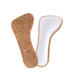 New breathable self - adhesive anti - slip bamboo cushion inner sole footwear for heel shoes Women's high heel insoles