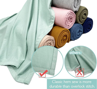 Couverture d'emmaillotage élastique douce pour bébé Serviette de bain pour nouveau-né et enfant en bas âge