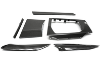 Garniture de tableau de bord en fibre de carbone pour BMW G20 Série 3 G22 Série 4 M340i M440i, panneau de couverture intérieur, accessoires automobiles