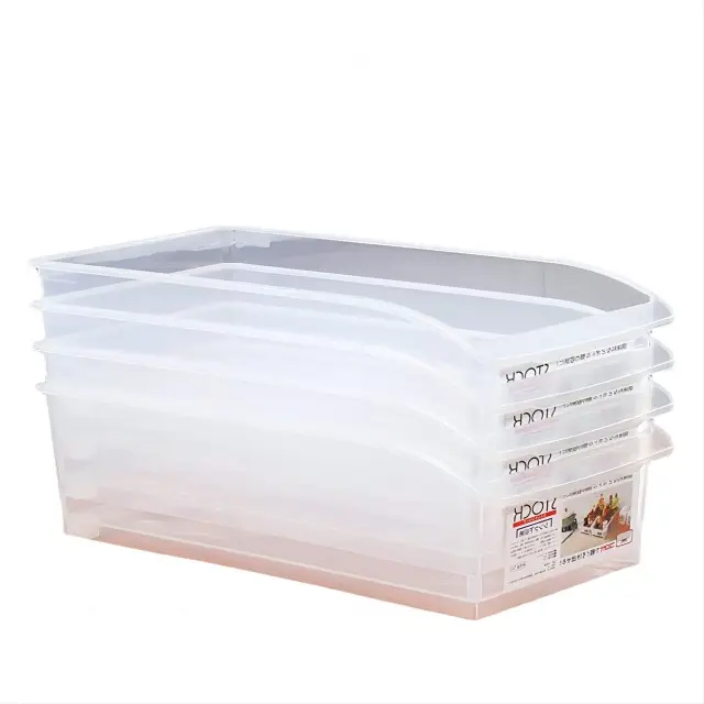 Drawer type transparent sealed storage plastic box kitchen refrigerator storage box fruit food vegetable preservation box