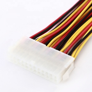 Câble d'extension d'alimentation ATX 24 broches mâle vers 24 broches femelle de 30 cm pour PC interne, connecteur de fil de puissance pour bloc d'alimentation – Vente chaude OEM - Product Image 1