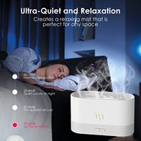 Diffuseur d'arôme d'air portable USB Fire Flame avec 7 flammes colorées Nouvelle huile essentielle améliorée Diffuse 1 an de garantie
