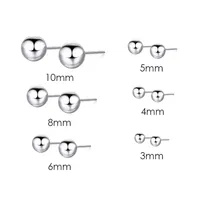 Boucles d'oreilles clous hypoallergéniques EManco pour femmes, petites boucles d'oreilles géométriques en acier inoxydable, vente en gros, dropshipping, bijoux de mode