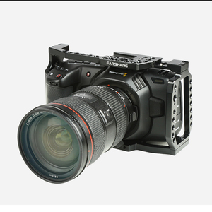 Cage pour caméra Viltrox pour <span class=keywords><strong>Blackmagic</strong></span> <span class=keywords><strong>Pocket</strong></span> Cinema Camera BMPCC <span class=keywords><strong>4K</strong></span>, cage de protection pour caméra, rig pour caméra avec vis 1/4'' 3/8'', rig d'épaule - Product Image 3