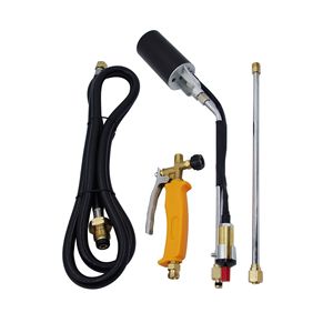 <span class=keywords><strong>Chalumeau</strong></span> à gaz GPL en acier inoxydable à connexion rapide, détachable, amélioré, norme américaine, brûleur à propane portable pour désherbage, avec tuyau en cuir de 2 m - Product Image 2