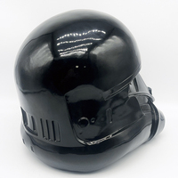 Casque de Death Trooper Cyou Factory avec affichage lumineux LED, en résine, coque rigide, accessoire de costume d'Halloween, casque de cosplay de soldat