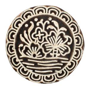 Bloques de madera florales hechos a mano para artesanía mayorista bloques de madera para impresión - Product Image 5
