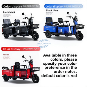 Triciclo Eléctrico Compacto |   Vehículo de Doble Uso para Pasajeros y Carga, Ideal para Recogida Escolar y Desplazamientos Diarios - Product Image 4