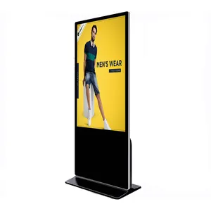 KINGONE 43 50 55 polegadas IPS LCD painel chão Stand quiosque publicidade interior display digital indoor signage