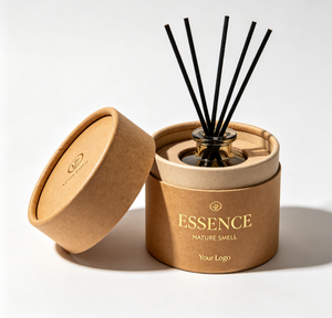 Custom Printed Eco-friendly Cosmetic Craft Cardboard Perfume Paper Cylinder <b>Box</b> Packaging Aroma Diffuser Paper Tubes - Product Image 6