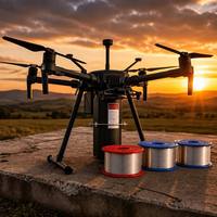 Serat Optik Gulungan ITU-T G.657.A2 Drone Fiber 250μm G657A2 Serat Telanjang