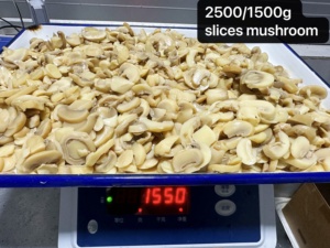 Champignon nấm trong nước muối đóng hộp thái lát đóng hộp nấm với quá trình bảo quản - Product Image 3
