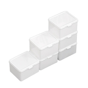 Small Card Storage Box White Rectangle 10x8.5x6cm Flip Top For My Little Pony Cards Organizing - Product Image 5