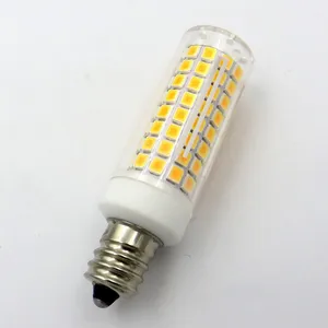 Диммер Светодиодная лампа E11 E12 E14 E17 BA15D G4 G9 GY6.35 10 Вт 12 Вт G8 SMD 2835 керамическая лампа-свеча 110 В 220 В