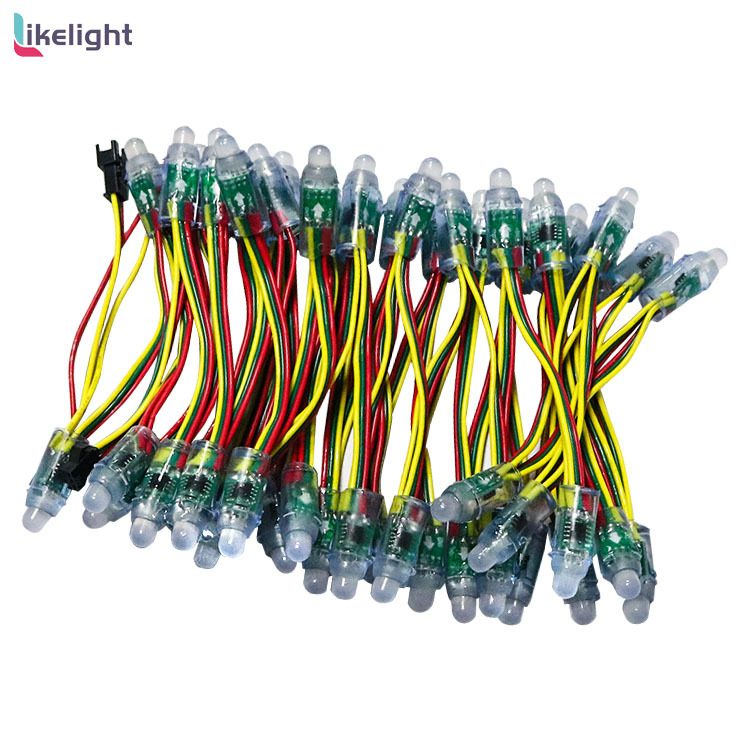 OEM ODM Addressable Ws2811 Ucs1903 Ic 12mm LED Point pixel Light Rgb String Christmas Lights Outdoor Led Lights for Decoration
