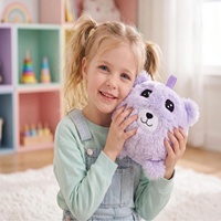 Ours en peluche gonflable transfrontalier de 23 cm pour enfants avec fonctions de câlin et de rebond, unisexe