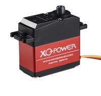Прямые поставки с завода: Цифровой металлический сервопривод XQ POWER S3240M 40 кг с настраиваемыми параметрами, водонепроницаемый, с вращением на 360 градусов, для радиоуправляемых моделей