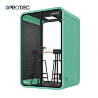 Modulo per Conversazione Privata, Cabina Acustica Personale a 2 Posti, Pod per Privacy Chiuso