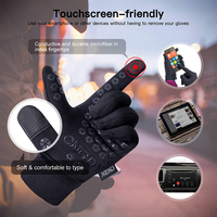 Gants de cyclisme d'hiver personnalisés, gants de course, résistants à l'usure, compatibles avec les écrans tactiles, antidérapants, coupe-vent pour l'extérieur