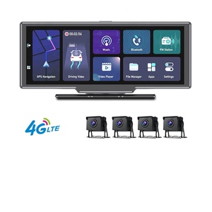 High Definition 4 CH Kameras Auto Recorder <span class=keywords><strong>Android</strong></span> 9.0 2G 32GB GPS Wifi 4G Live Mirror Dash Cam für Autos LKW BUS TAXI - Product Image 2