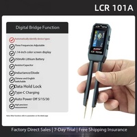 Mini Pinza Inteligente Eléctrica, Probador de Puente LCR, Medidor de Resistencia, Capacitancia, Inductancia, Continuidad y Diodos SMD ESR