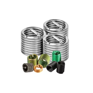 Threaded inserts suppliers supply best quality stainless steel Dyeing, coating screw sleeve Thread Insert