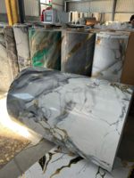 Papier adhésif marbré DIY, papier peint auto-adhésif pour la rénovation de table et de bureau, imperméable, à peler et à coller, décoration murale, 60 cm de large