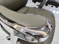 Chaise de bureau exécutive moderne à dossier haut en cuir PU ergonomique, réglable en hauteur et pivotante, pour la maison, le bureau, l'école, l'hôtel, l'hôpital
