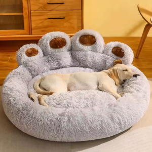 Cama para Perros Personalizable, Suave y Larga, con Patas de Oso de Peluche, Sofá para Mascotas, Relleno Resistente, Camas de Lujo para Perros - Product Image 1
