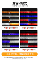 Zweifarbige, hoch helle LED-Blitzlicht leiste Notwarn licht leiste Auto blitz Richtungs-LED-Blitzlicht berater Licht leiste