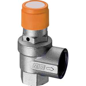 Válvula DE SEGURIDAD FAR para sistemas solares 1/2 Bar 6,0 Potencia neumática/manual de alta temperatura para medios de agua, petróleo y gas - Product Image 1