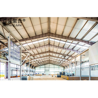 Entrepôt en acier préfabriqué industriel, construction métallique, conception et personnalisation professionnelles, facile à assembler
