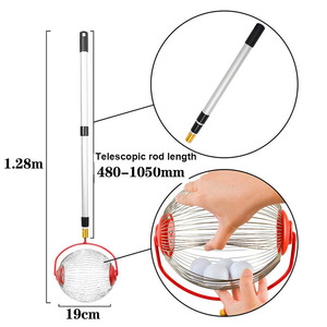 Garden Hand Tools Nut <strong>Picker</strong> <strong>Upper</strong> Roller Nut Collector with Telescopic Rod - Product Image 3