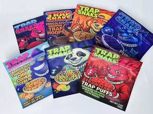 Sacs en Mylar personnalisés avec logo imprimé, emballage pour bonbons, biscuits, pochette zippée debout, emballage alimentaire anti-odeurs - Product Image 6