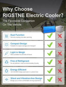 Enfriador y Calentador Termoeléctrico de 12V para Vehículos, Refrigerador Portátil para Auto, RV y Camping - Product Image 5