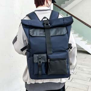 Mochila Escolar Impermeable de Alta Calidad de 17 Pulgadas, Personalizable, Simple, con Cierre Enrollable, para Adolescentes, Viajes de Negocios, para Hombre - Product Image 6