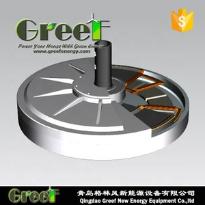 Generador de Flujo Axial Magnético sin Núcleo de 10KW y 100RPM - Product Image 6