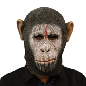 <span class=keywords><strong>Gorilla</strong></span> <span class=keywords><strong>maschera</strong></span> per la palla di Halloween Horror finta Cosplay di simulazione in lattice auricolare per le decorazioni del partito - Product Image 5