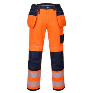 PORTWEST - T501ONR40 PW3 pantalon de travail avec étui haute visibilité orange/bleu marine-EAN 5036108307128 HI-VIS WORKWEAR - Product Image 1