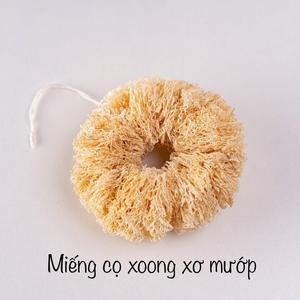 Éponge à récurer en loofah KB Ecolife, éponge à vaisselle organique, douce, non abrasive, faible MOQ, usine du Vietnam, haute qualité - Product Image 2